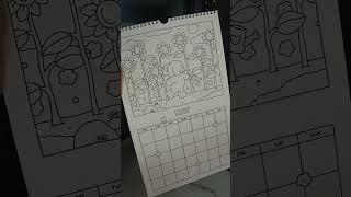 Bobbie Goods Coloring Calendar #bobbiegoods #bobbiegoodscoloringbook