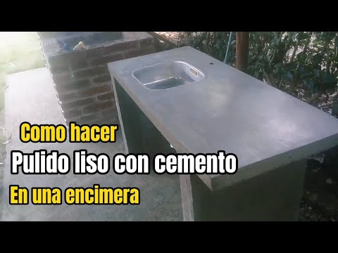 Como pulir cemento en piso encimera YouTube