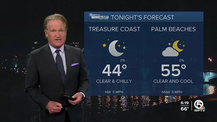 WPTV First Alert Weather Forecast for Evening of Thursday, Dec. 11, 2025