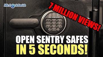 Open Sentry Safe in less than 5 seconds! | Mr. Locksmith™
