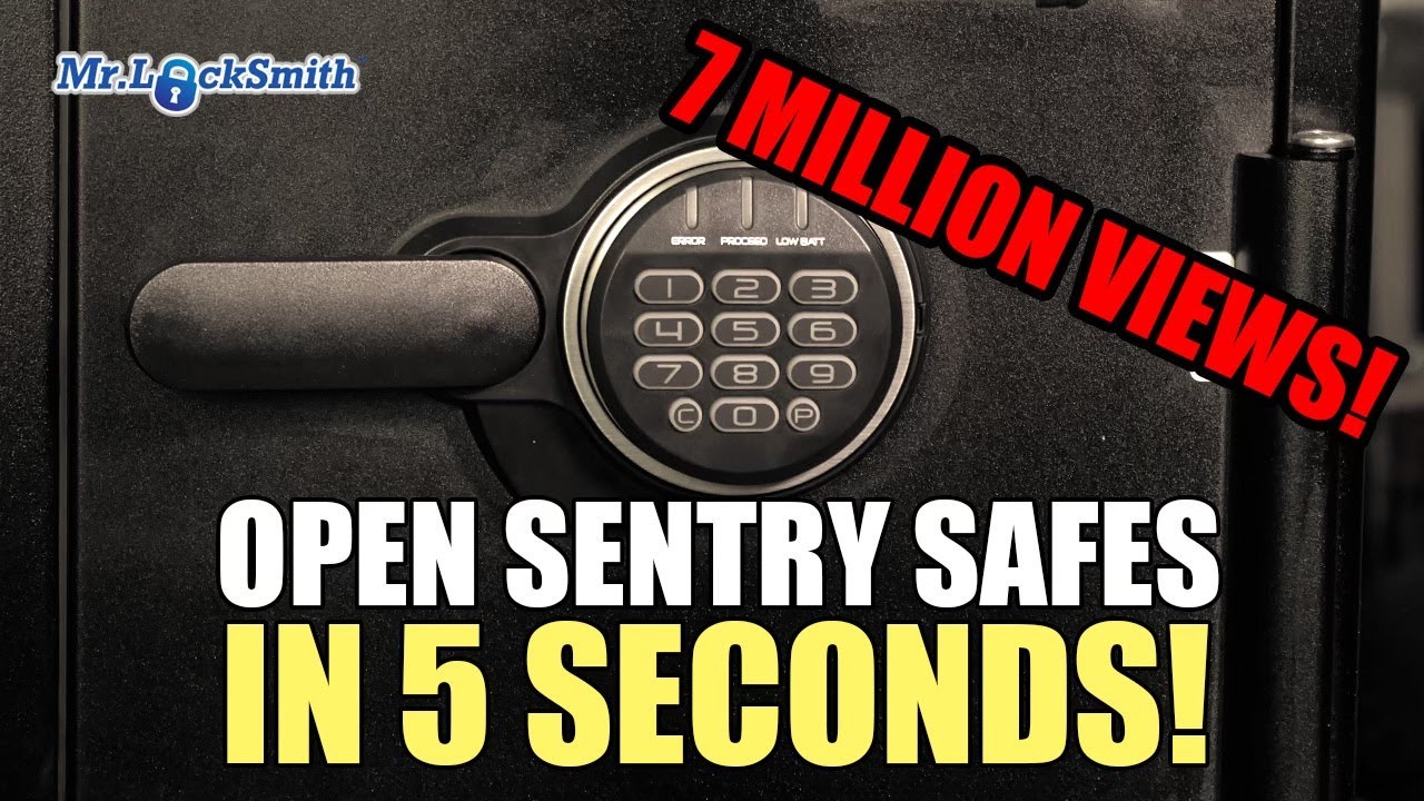 Open Sentry Safe In Less Than 5 Seconds! | Mr. Locksmith™ Video