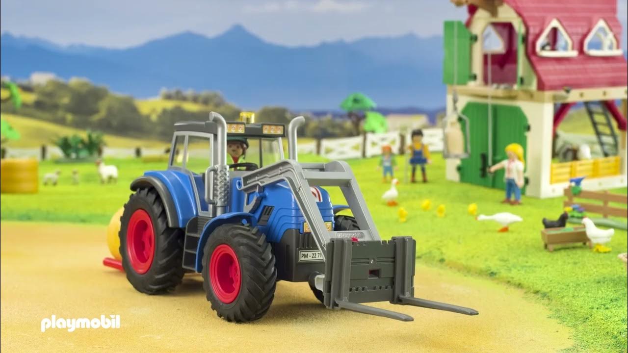 PLAYMOBIL Country Grosser Traktor mit Zubehör 71004