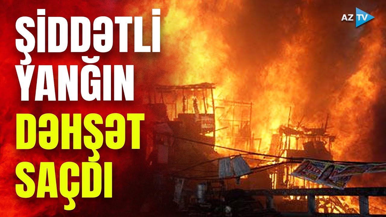 Qaz sızması 5 mərtəbəli binanı külə çevirdi: Filippində təhlükəli anlar ...