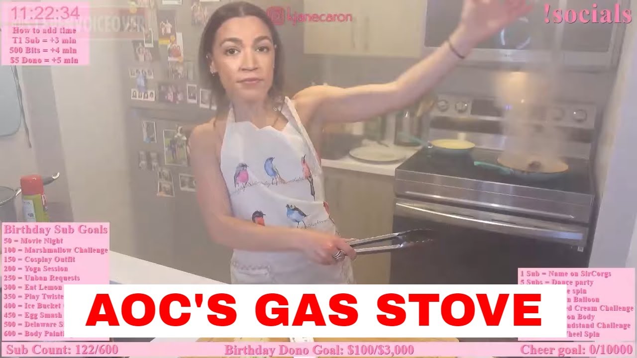 AOC Describes Her Harrowing Gas Stove Incident... YouTube