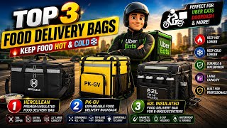 Top 3 Best Food Delivery Bags 2026 🔥 Insulated Pizza & Catering Bags for Uber Eats & DoorDash