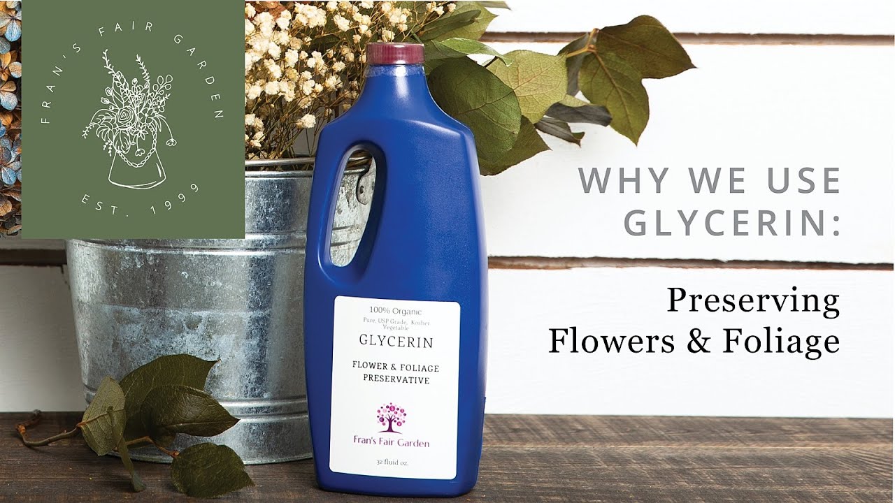 Why We Use Glycerin: Preserving Flowers & Foliage 