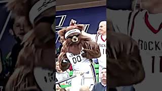 Silly String Mascot vs. ANGRY Fan… 🤬🥊 #shorts