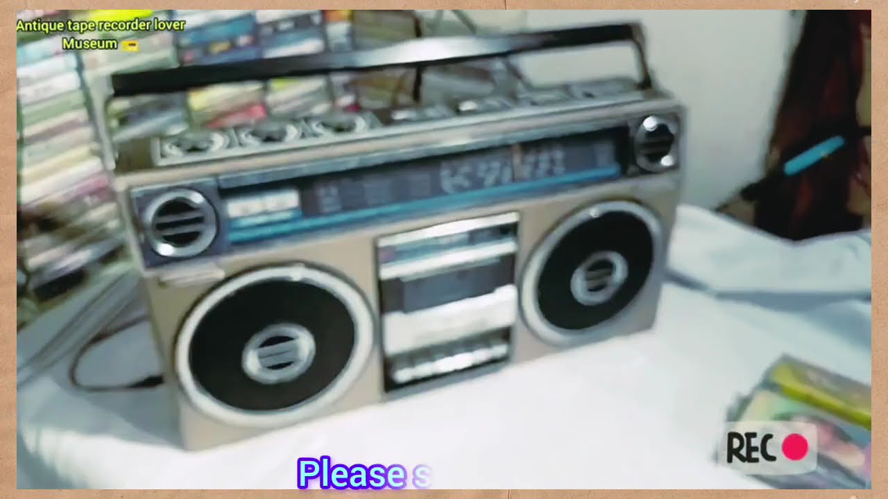 National Panasonic RX-5045 super model radio cassette tape