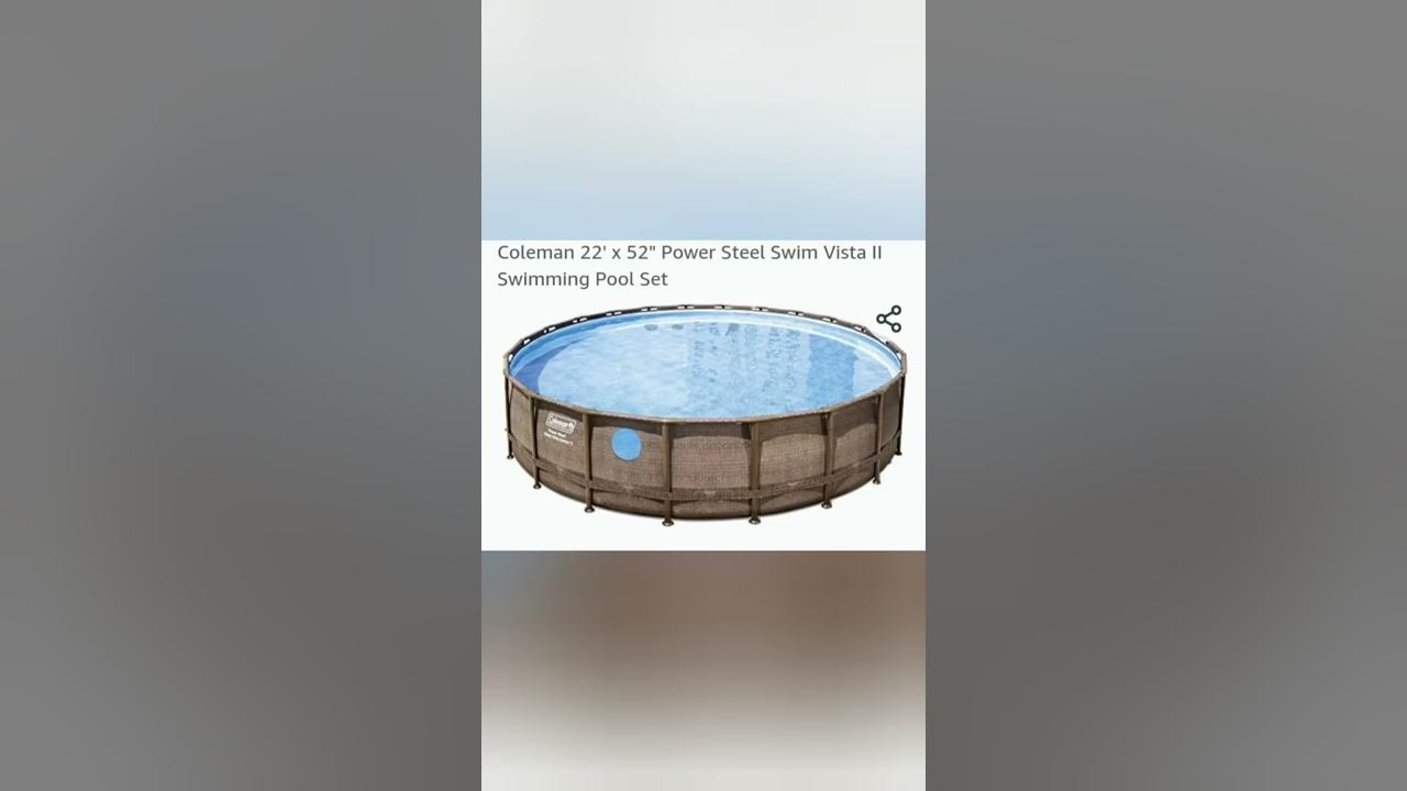 Winterizing a Coleman Swim Vista II Pool with Windows YouTube