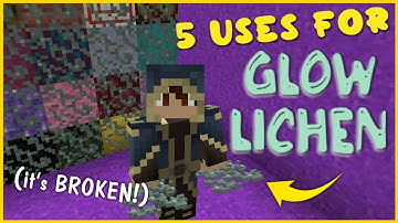 5 Uses for Glow Lichen in your Minecraft Builds!