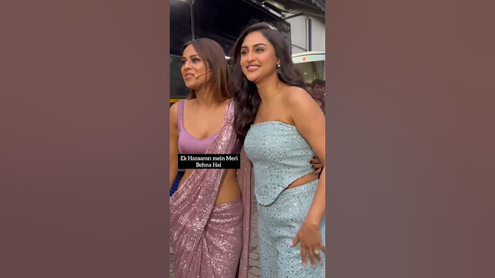 Ek hazaaron mein, meri behna hai”💁‍♀️ Nia Sharma & Krystle D’Souza #shorts #viral