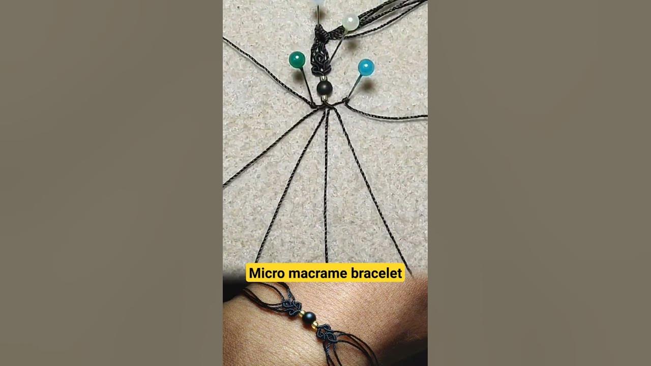 How to make a bracelet#bracelet #handmade #handrope #tutorial #marcram