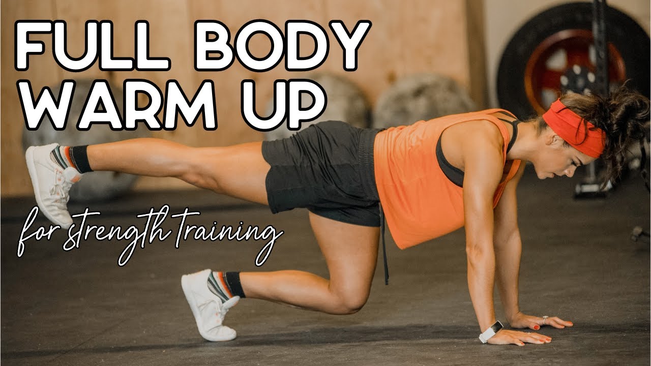 Full Body Flow Warm Up For Strength Training [4 minutes] - YouTube