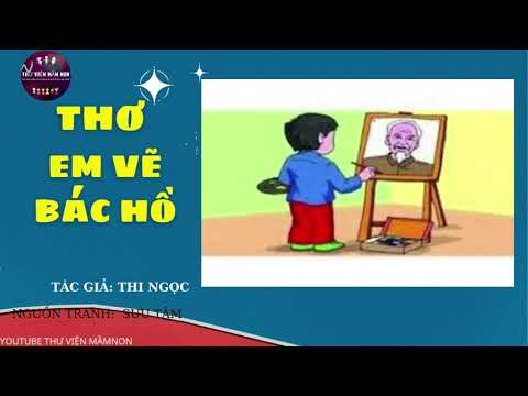 Thơ: Em vẽ Bác Hồ