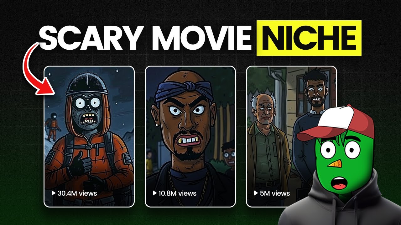 Как создать ВИРУСНЫЕ видео со страшными историями с помощью ИИ — просто скопируйте это