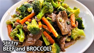 EASY BEEF and BROCCOLI RECIPE | How to cook stir fry Beef and Broccoli with oyster sauce