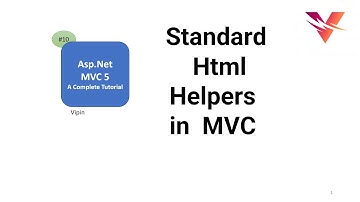 Standard HTML helpers in MVC 5 | HTML helpers in MVC 5 | MVC tutorial for beginners in .net c#