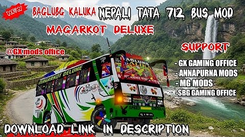 Nepali tata 712 bus mod for bussid (magarkot deluxe...by Gx mods( download. ❤️🤘