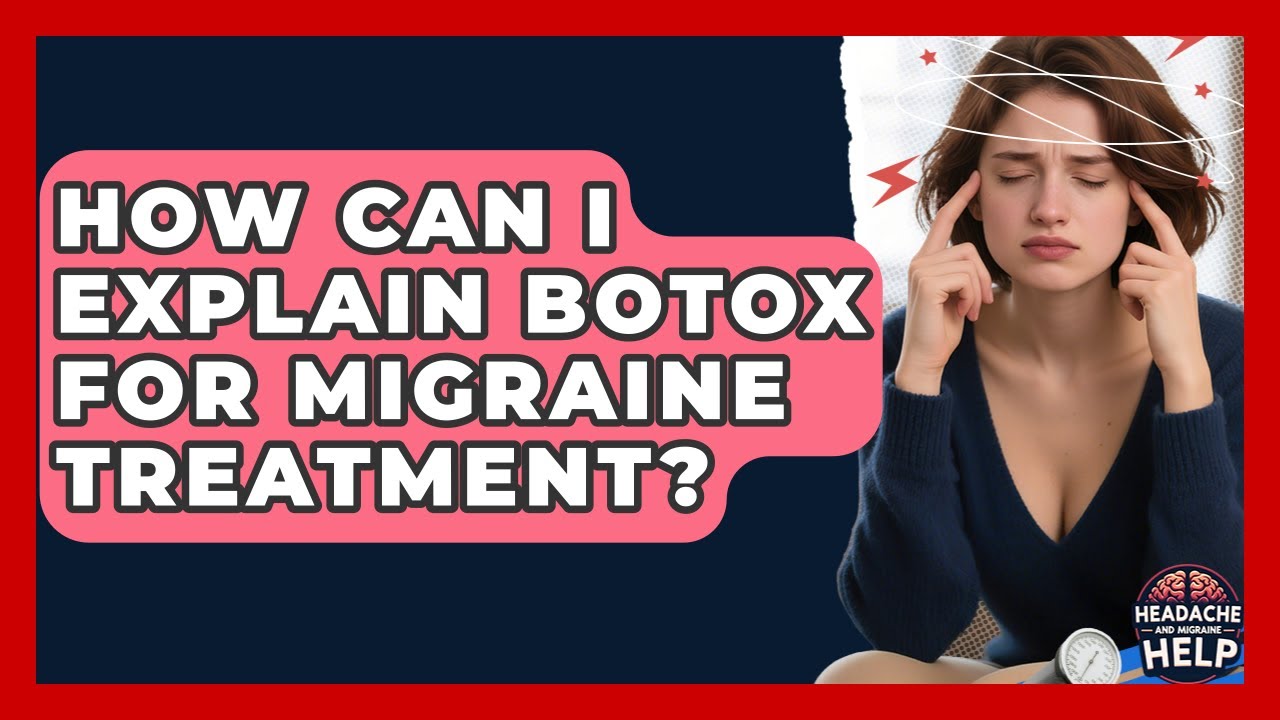 How Can I Explain Botox For Migraine Treatment? - Headache and Migraine Help