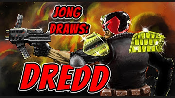Jong Draws: JUDGE DREDD Speedpaint