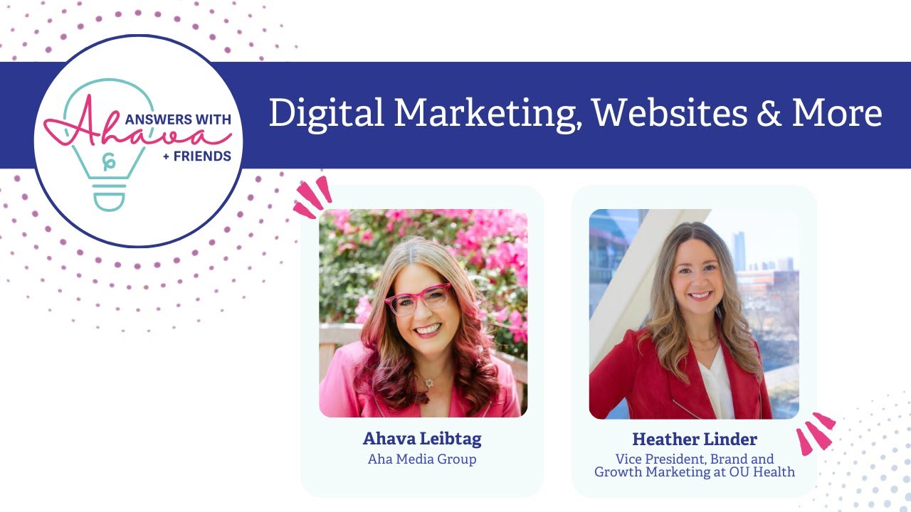 Mastering Healthcare Marketing | Answers With Ahava +  Heather Linder