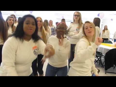 Stevenson University's Phi Sigma Sigma Spring Bid Day 2016!