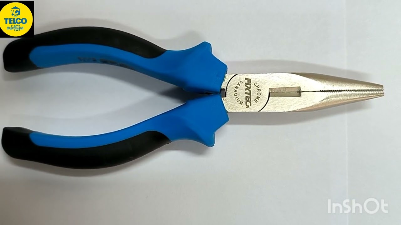 FIXTEC Long nose pliers 6" ( FHLN1006 ) YouTube