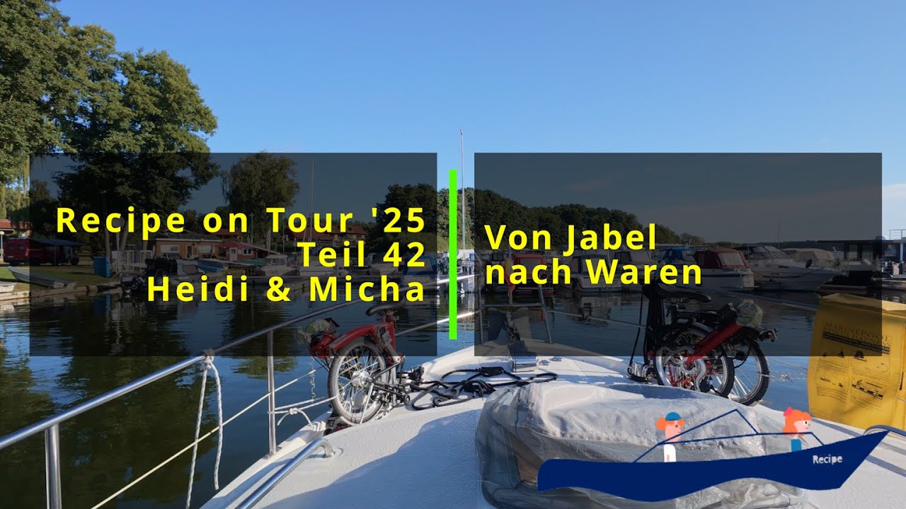 Saisonabschluss - wir landen in Waren. Recipe on Tour '25  Teil 42.
