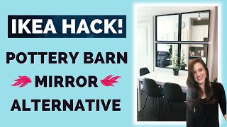 IKEA Mirror Wall - Pottery Barn DIY Alternative!