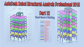 Building Design by Autodesk Robot Structural Analysis Professional 2018(Part 12)