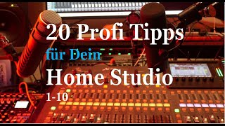 AshCreekStudios: Home Studio | 20 Profi Tipps für Dich und Dein perfektes Home Studio - Teil 1