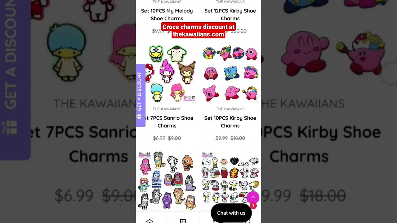 Get your Sanrio Crocs charms at thekawaiians.com 