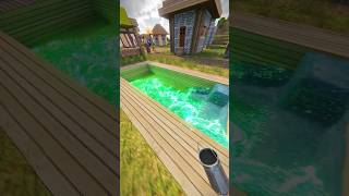 Realistic Slime Water / Minecraft Rtx #Shorts #Minecraft