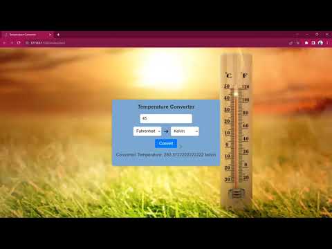 Web Development Project: Temperature Converter with HTML, CSS, and JavaScript