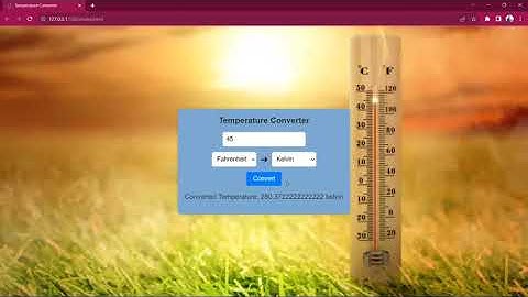 Web Development Project: Temperature Converter with HTML, CSS, and JavaScript
