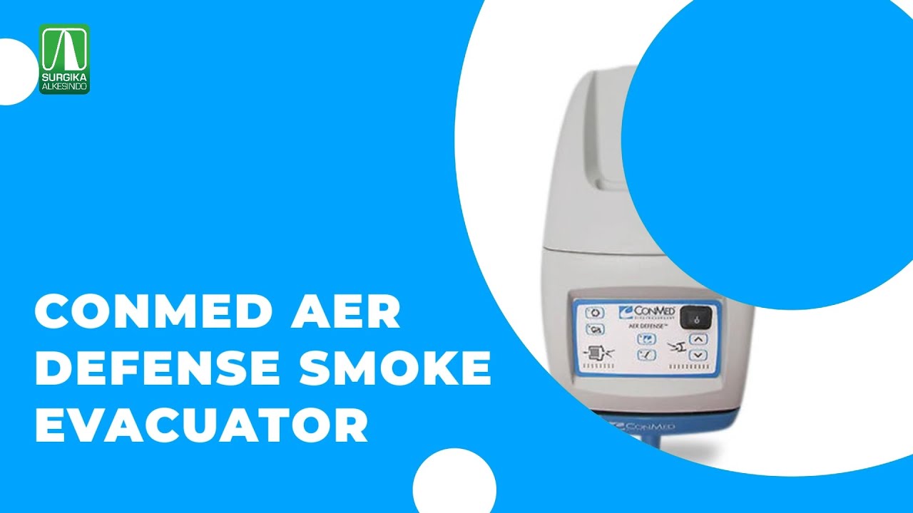 Conmed AER Defense Smoke Evacuator Surgika Alkesindo YouTube