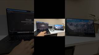 Zebronics Portable Plug &amp; Play  Monitor | Type-C Magic | Dual Screen Setup Anywhere 😍 #shorts