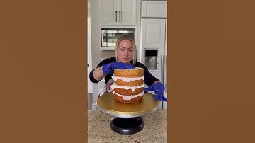 3 Tier Wedding Cake - Start to Finish! #cake #wedding #fondant