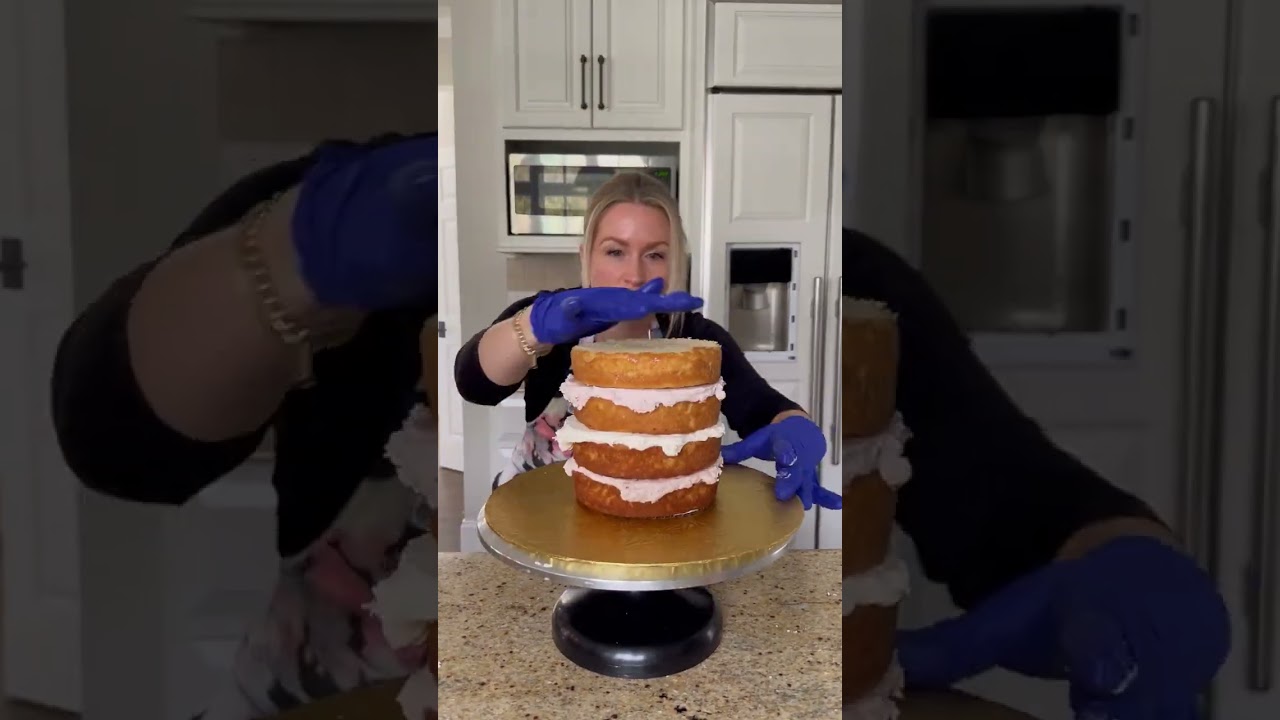 3 Tier Wedding Cake - Start to Finish! 