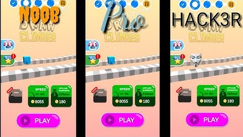 DRAW CLIMBER - NOOB VS. PRO VS. HACKER