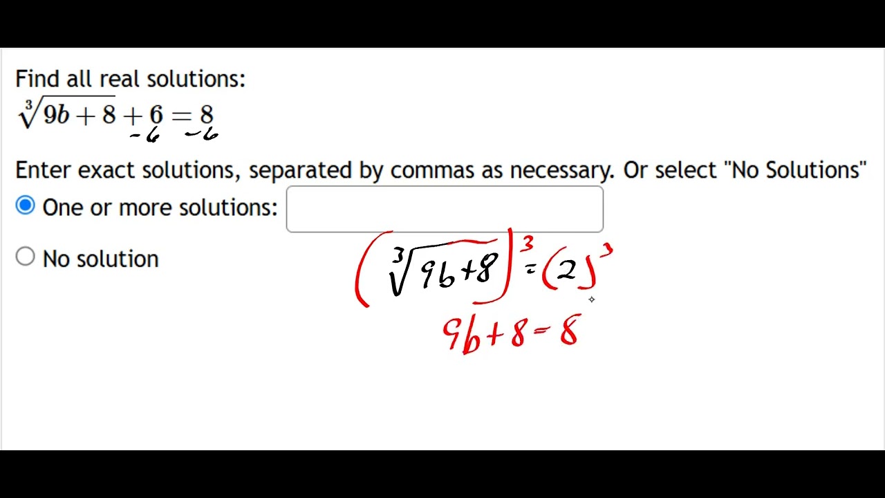 Section 2.6 Other Types of Equations part 1 - YouTube