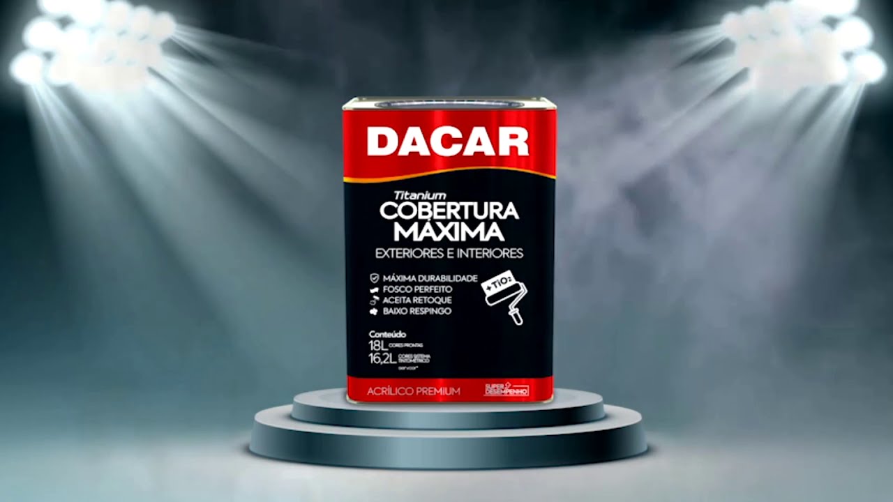 Acrílico Titanium Cobertura Máxima Premium - Tintas Dacar