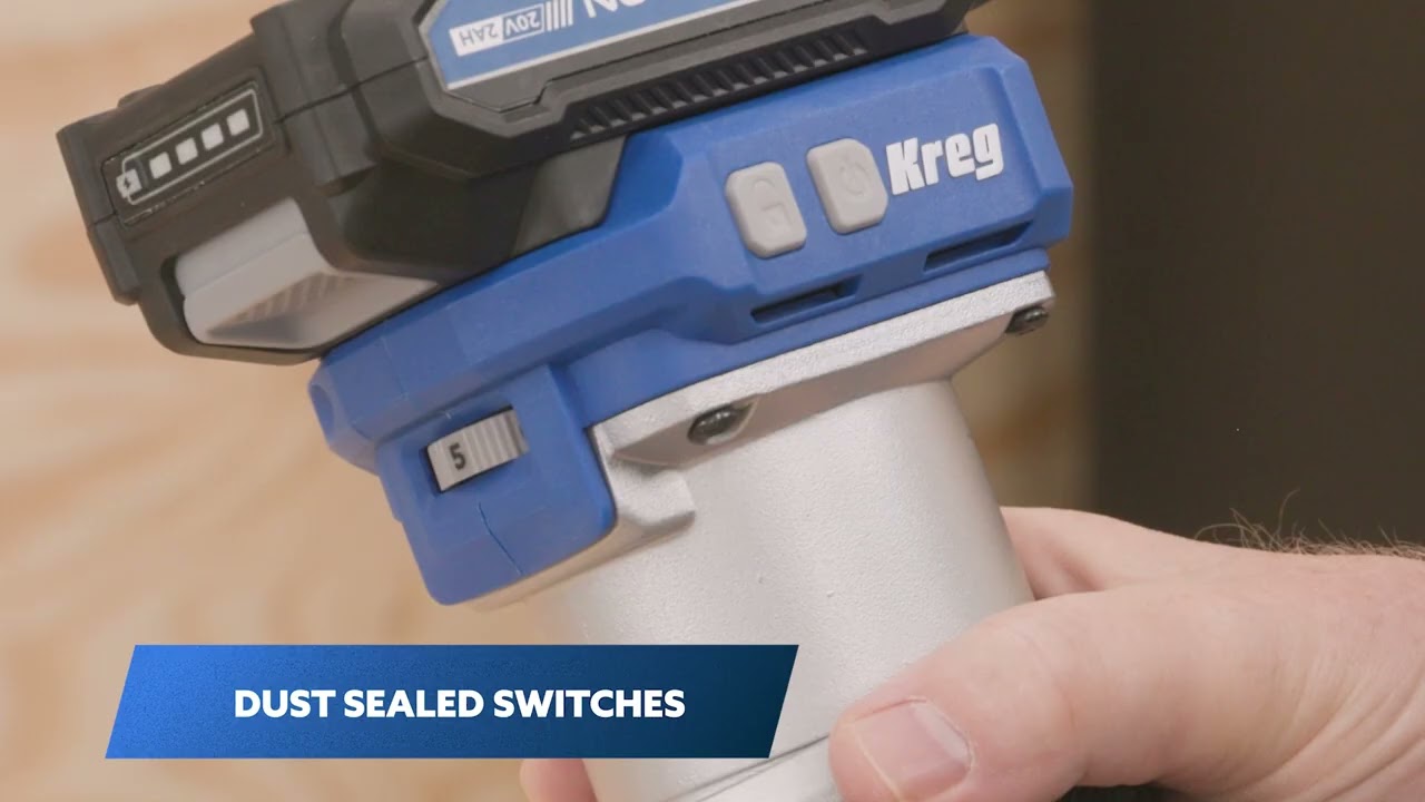 [NEW] Kreg 20V Cordless Ionic Drive Trim Router