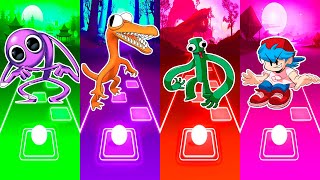 Rainbow Friends: Purple vs Orange vs Green vs Charlie FnF | 😻 Tiles Hop EDM Rush 😻 screenshot 4