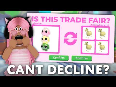 i said yes to EVERY TRADE in ADOPT ME....again