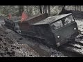 RC AXIAL SCX10 8x8 MAZ-537 and 6x6 KRAZ-255 in the MUD