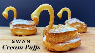 SWAN CREAM PUFFS | Pâte à choux | Choux pastry