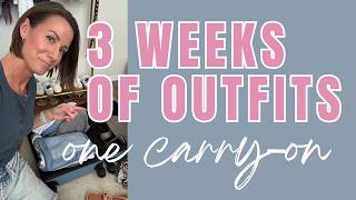My Europe Outfit Capsule — 3 Weeks of Outfits in One Carry On