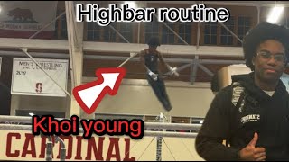 Khoi's Insane High Bar Performance