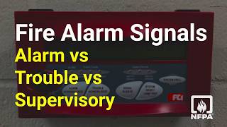 Fire Alarm Signals Explained: Alarm vs. Trouble vs. Supervisory